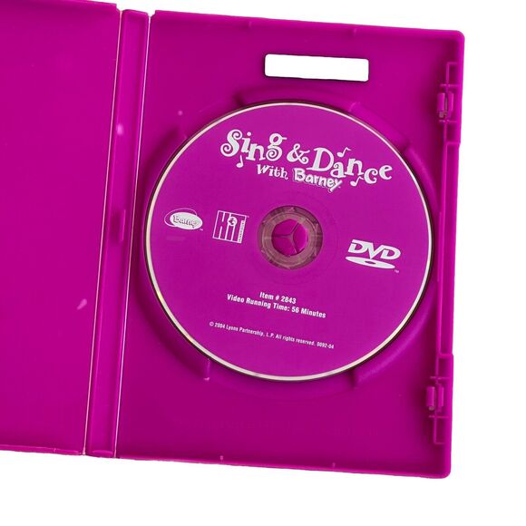 Barney DVD Lot of 2 - Sing & Dance & Barney's Christmas Star - TESTED - Picture 4 of 6